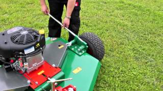 Wessex AR120 rotary mower [upl. by Llehsram]