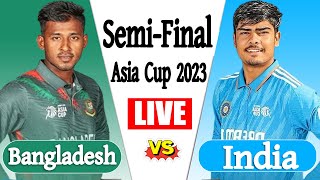 LIVE Bangladesh u19 vs India U19 Semi Final 2 score  Live Cricket Match Today  BANU19 vs INDU19 [upl. by Skippy42]