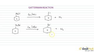 GATTERMANN REACTION [upl. by Anelak]