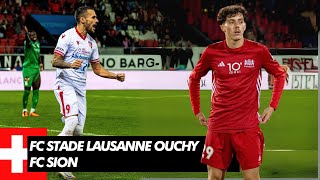 🔴LIVE FC Stade Lausanne Ouchy VS FC Sion  Promotion League vs Super League [upl. by Sucramej151]