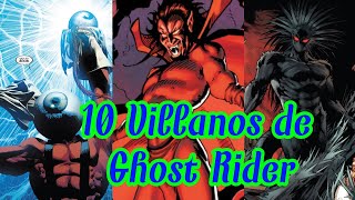 10 Villanos de Ghost Rider [upl. by Alletsyrc]