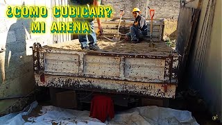 Aprenda a cubicar su arena en la obra  CONSTRUCCIONES IDEALES [upl. by Scharaga]