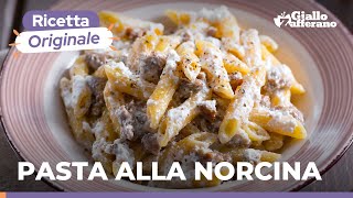 PASTA alla NORCINA – Una ricetta tradizionale cremosa e saporita direttamente dall’Umbria 😋 [upl. by Andrade]