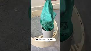 Cat litter scooper with trash container Link is on bio or copywwwniopetscom [upl. by Akimahc172]