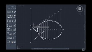 Draw Ellipse using AutoCAD  General  Eccentricity Method  Engineering Graphics [upl. by Tompkins]