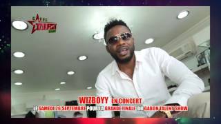 WIZBOYY à Libreville pour la finale du Gabon Talent Show [upl. by Llyrrad183]