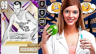 DARK MATTER TERRY DISCHINGER GAMEPLAY SHOULD YOU LOCK IN FOR THE DENTIST IN NBA 2K23 MyTEAM [upl. by Cherilyn378]