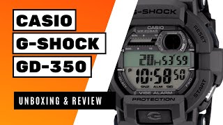 Casio GShock GD350 Unboxing and Review [upl. by Ulphi]