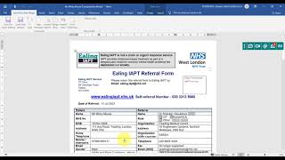 Emailing referrals using SystmOne or Accumail [upl. by Enileuqcaj]