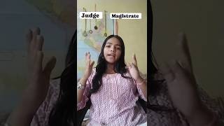 Difference between judge and magistrate ⚖️✍️judicial judiciary advocatelife lawstudent learn [upl. by Aliwt840]