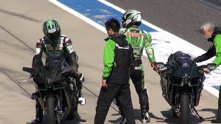 2015 Kawasaki Ninja H2R amp H2 Demo Run in Suzuka [upl. by Bick]