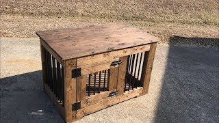 How to build a Dog Crate  Made with 2x4’s and Rebar [upl. by Notxap454]