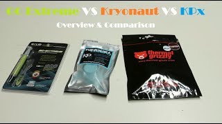 Highend thermal paste comparison  GCExtreme VS Kryonaut VS KPx [upl. by Buckden]