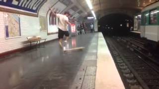 longboarding  subway fun [upl. by Eramal267]