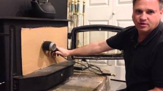 How to light a wood stove  fireplace and never smoke up the house 2min HD [upl. by Warwick]