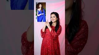 Celebrity saree recreation💙😍🫠 explore shortsvideo saree styling shortsvideo fashion yt [upl. by Noiz]