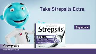 Strepsils Extra Triple Action against painful sore throat [upl. by Simsar241]