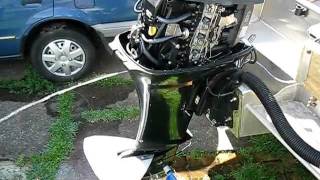 1999 MERCURYMARINER 50HP FOUR STROKE cold start up [upl. by Razatlab]