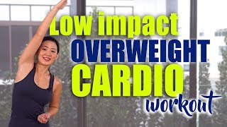 Low Impact OVERWEIGHT Cardio Workout 100kgs above  Joanna Soh [upl. by Enelrahs124]