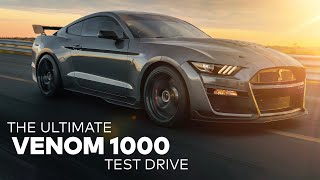 1000 HP Mustang GT500 Test Drive  VENOM 1000 by HENNESSEY [upl. by Nikral751]