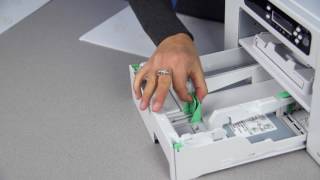 How to Adjust the Paper Tray for the Virtuoso Sublimation Printer SG400 [upl. by Kelsi]