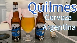 QUILMES CERVEZA ARGENTINA Review [upl. by Stutzman]