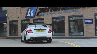 Benz W204 C63 AMG w ARMYTRIX CatBack Valvetronic Exhaust in UK [upl. by Schiff]