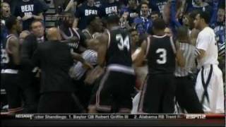 121011 Xavier Vs Cincinnati Brawl amp Postgame Comments [upl. by Tadd]