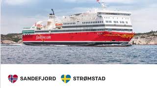 Fjord Line  Day cruise Sandefjord Norway to Strømstad Sweden [upl. by Letsyrhc]