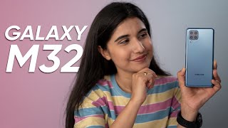 Samsung Galaxy M32 Review Better than Redmi Note 10s [upl. by Aihsilat135]