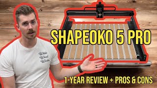 1 year Shapeoko 5 Pro review 5takeaways  Pros and Cons [upl. by Georgine]