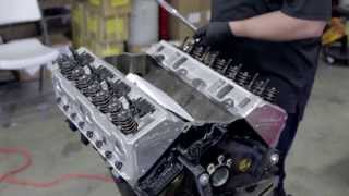 Small Block Chevy Engine Build Cylinder Heads [upl. by Iznekcam]