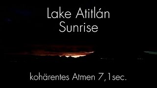 Lake Atitlán Sunrise  kohärentes Atmen 71sec breathwork 432hz lakeatitlan [upl. by Nangem]