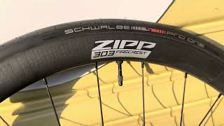 Vành carbon Zipp 303 firecrest tubules như new 96 kem cap vỏ schwal be pro oen chi 25t 0909433929 [upl. by Palermo]