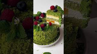 Immersive cake making matcha grapefruit cake tutorialmatchacontrol matchagrapefruitimmersivecake [upl. by Avaria580]