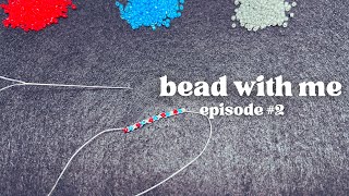 How to Ladder Stitch Beading Tutorial Episode 2 [upl. by Sylera301]