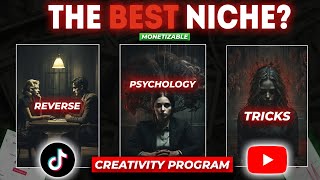 I FOUND The BEST Niche for TikTok Creativity Program  Psychological tricks [upl. by Pelpel]