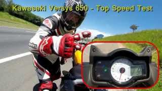 Versys 650  220Kmh amp Knee Down [upl. by Alain984]