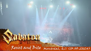 Sabaton  Resist and Bite  Live Montréal 13092024 [upl. by Gapin]