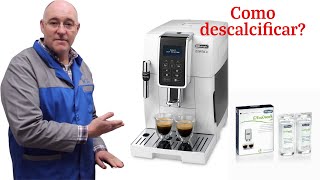 Delonghi Dinâmica  Como fazer a descalcificação na ECAM35035W [upl. by Akimed]