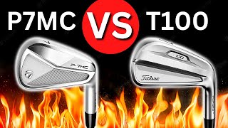 I HAVE PICKED A WINNER TaylorMade P7MC vs Titleist T100 [upl. by Botzow942]