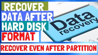 Recover data after formatting harddisk [upl. by Htinek]