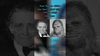 In memory of  starwars actor actress starwarsfan inmemory [upl. by Flannery899]