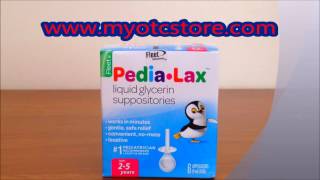 Myotcstorecom Review on Fleet PediaLax Liquid Glycerin Suppositories For Ages 2  5 Years  6 Ea [upl. by Treboh697]