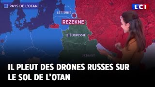 Il pleut des drones russes sur le sol de l’Otan [upl. by Aivan]