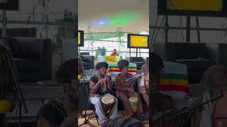 Nyabinghi Drumming at City Splash Festival’s Rastafari Reasoning Corner thehomeofculture [upl. by Urbanus415]