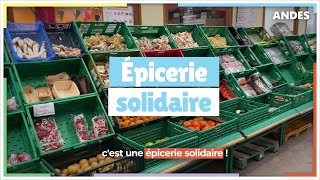 Questce quune épicerie solidaire [upl. by Barthol187]