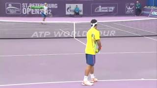 Fabio Fognini serve back [upl. by Clementius361]