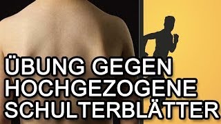 Hochgezogene Schulter  Erklärung und Übungen [upl. by Valenta]