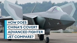 J20 Comparing Chinas secretive fighter jet to the F22 amp F35 [upl. by Yennek]